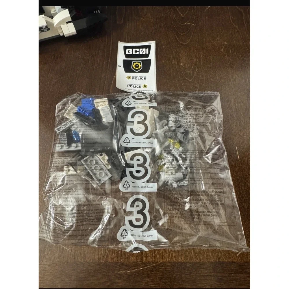 LEGO Movie 70802 Bad Cop's Pursuit - Vehicle Only- Partial Set w/Box & Manual